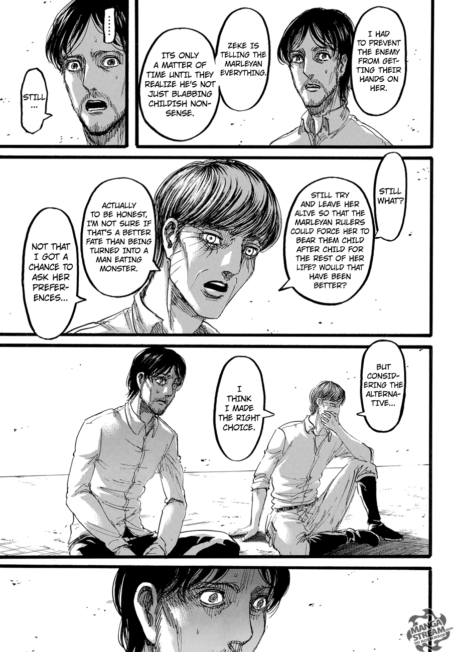 Attack on Titan manga, chapter 88, page 30 of 46