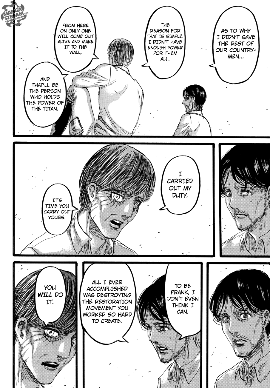 Attack on Titan manga, chapter 88, page 31 of 46