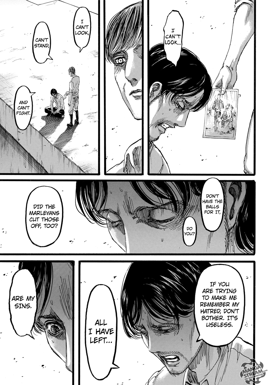 Attack on Titan manga, chapter 88, page 38 of 46