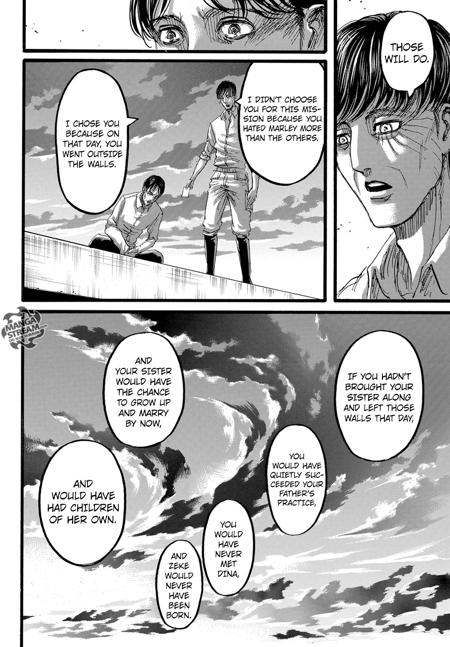Attack on Titan manga, chapter 88, page 39 of 46