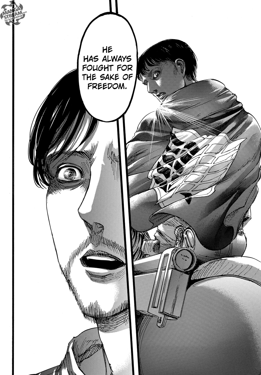 Attack on Titan manga, chapter 88, page 45 of 46