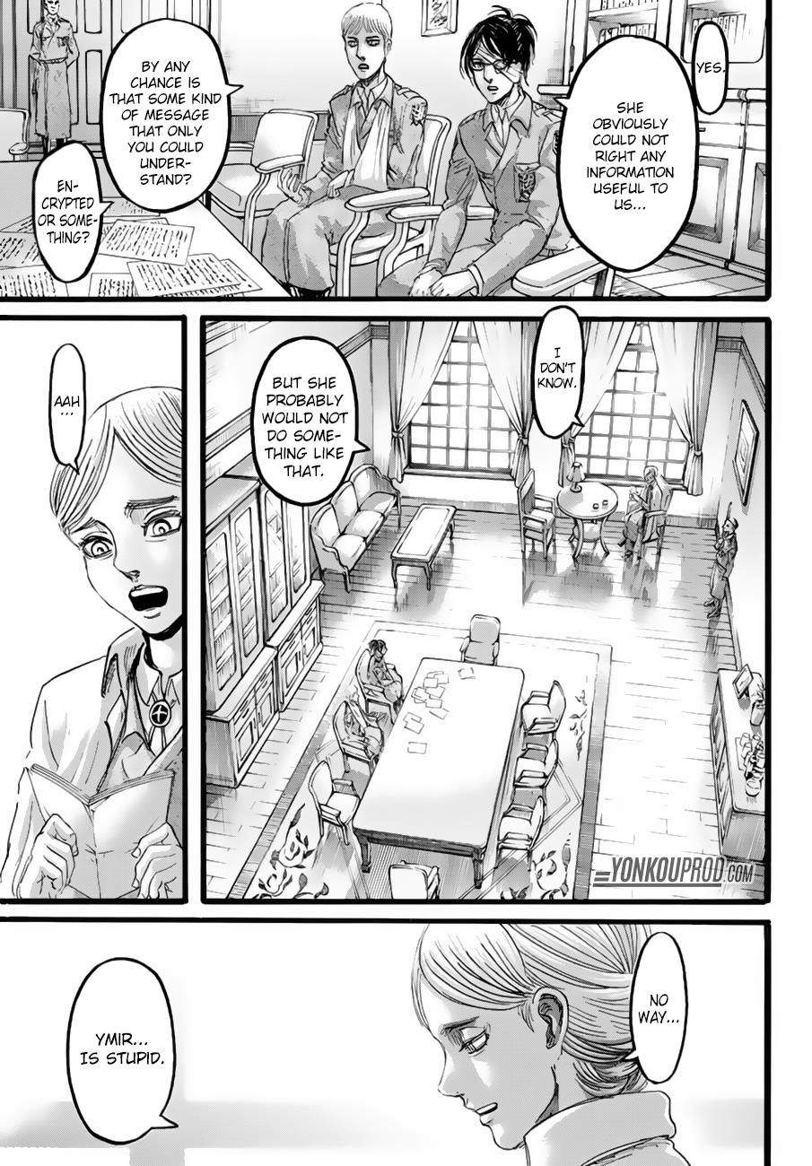 Attack on Titan manga, chapter 89, page 17 of 45