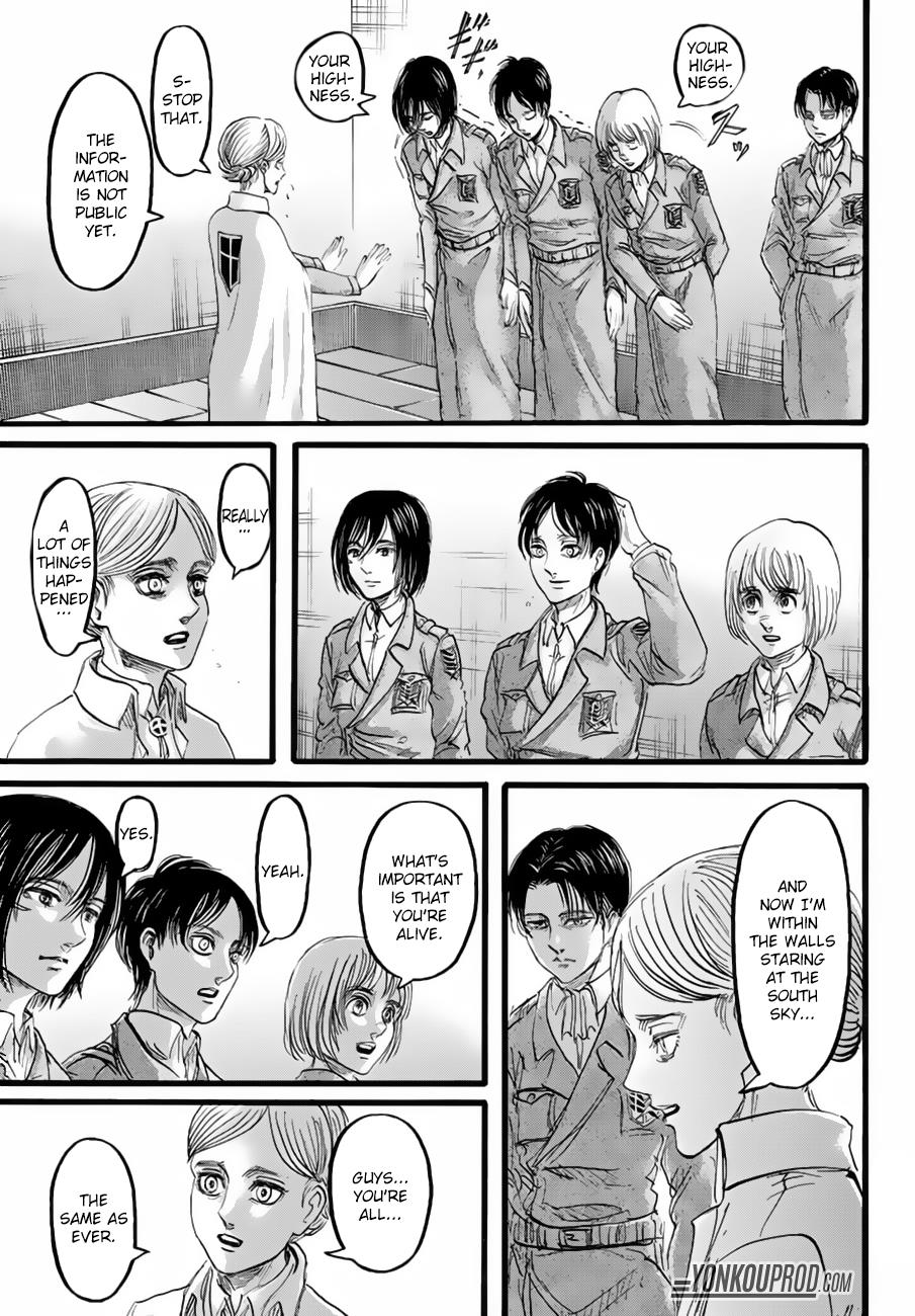 Attack on Titan manga, chapter 89, page 19 of 45
