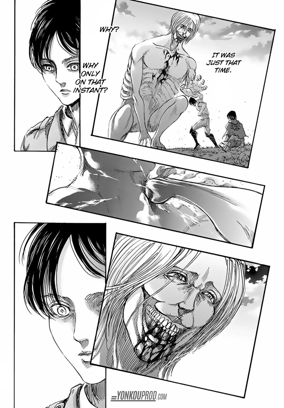 Attack on Titan manga, chapter 89, page 36 of 45
