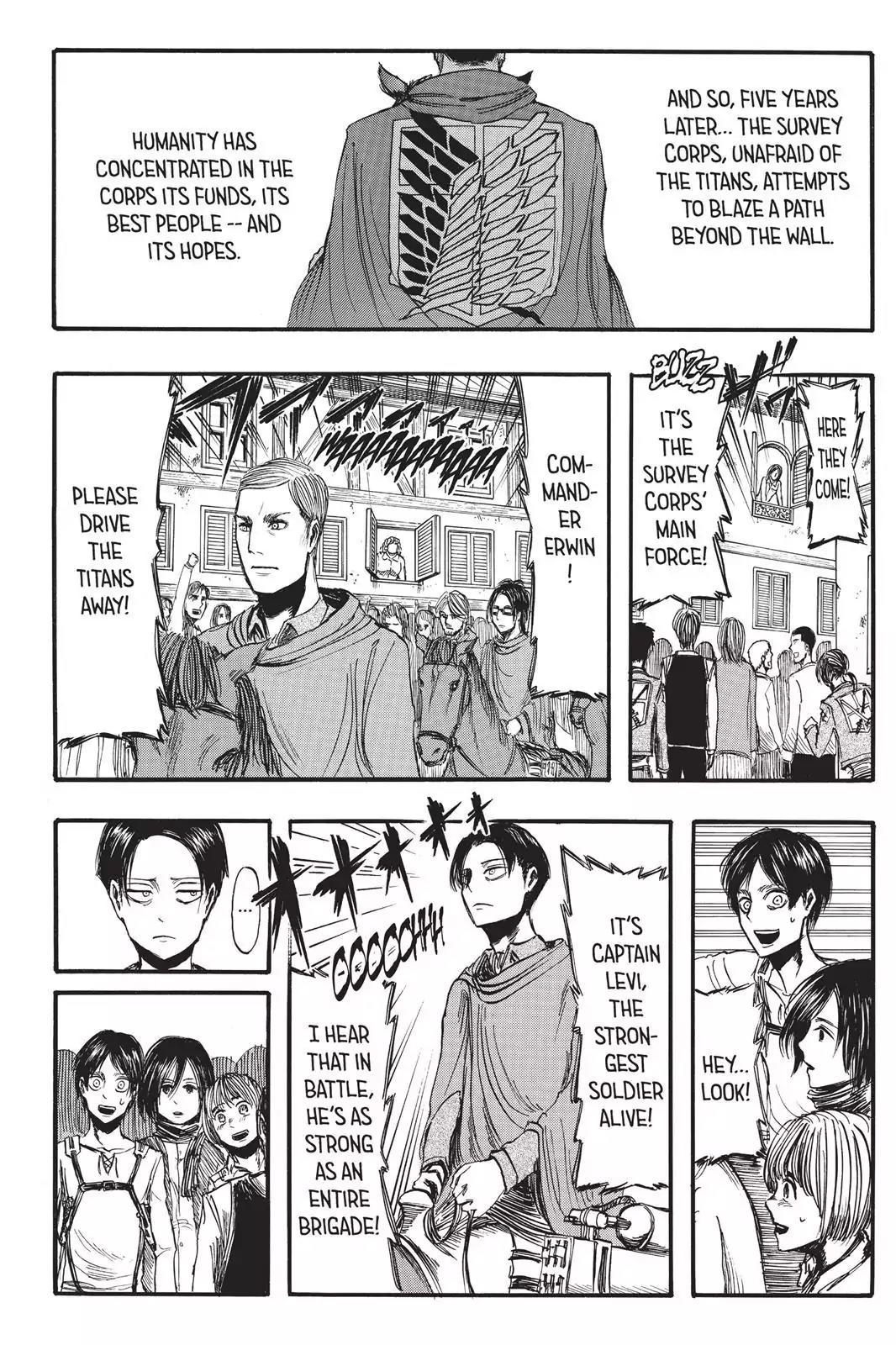 Attack on Titan Chapter 9.5 page 11 - Vol.3 Side Story: Captain Levi
