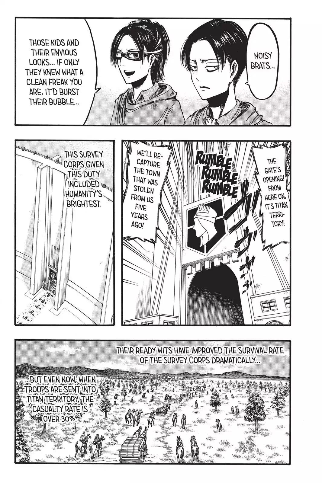 Attack on Titan Chapter 9.5 page 12 - Vol.3 Side Story: Captain Levi