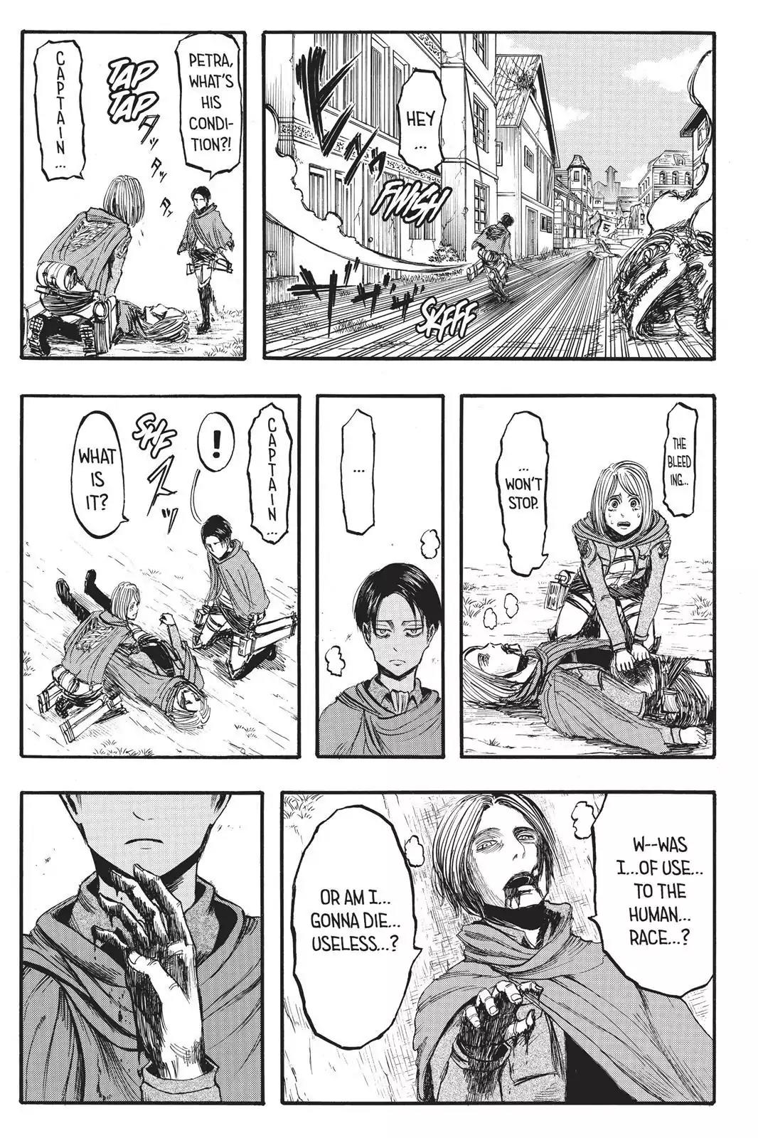 Attack on Titan Chapter 9.5 page 20 - Vol.3 Side Story: Captain Levi