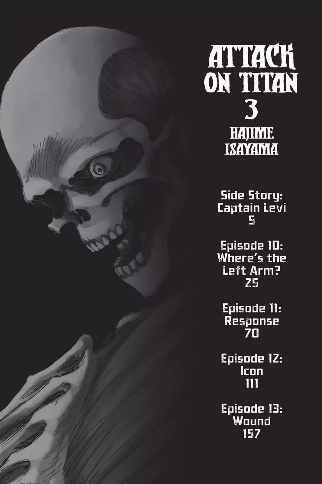 Attack on Titan Chapter 9.5 page 3 - Vol.3 Side Story: Captain Levi