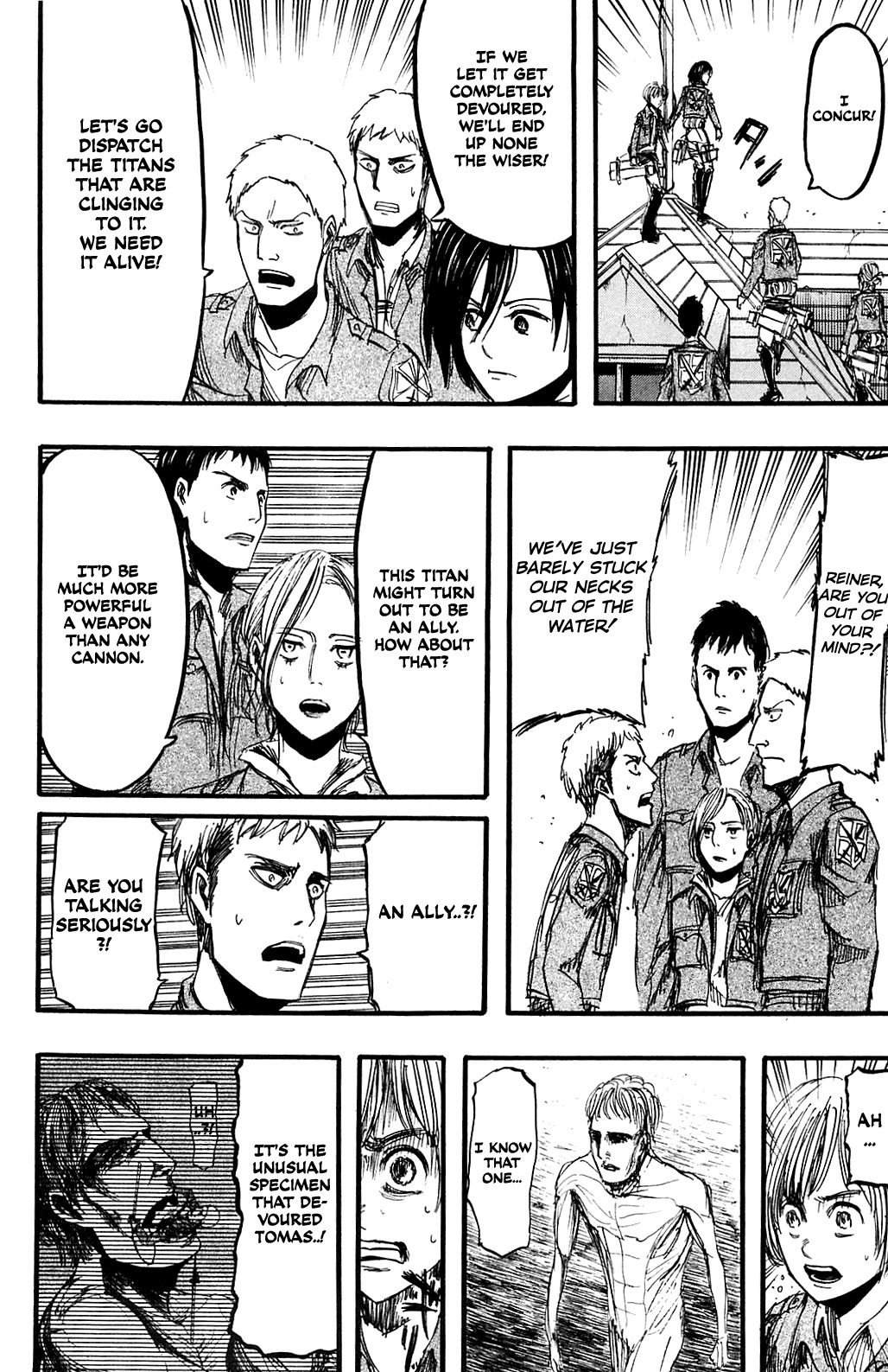 Attack on Titan Chapter 9 page 24 - Chapter 9: Episode 9