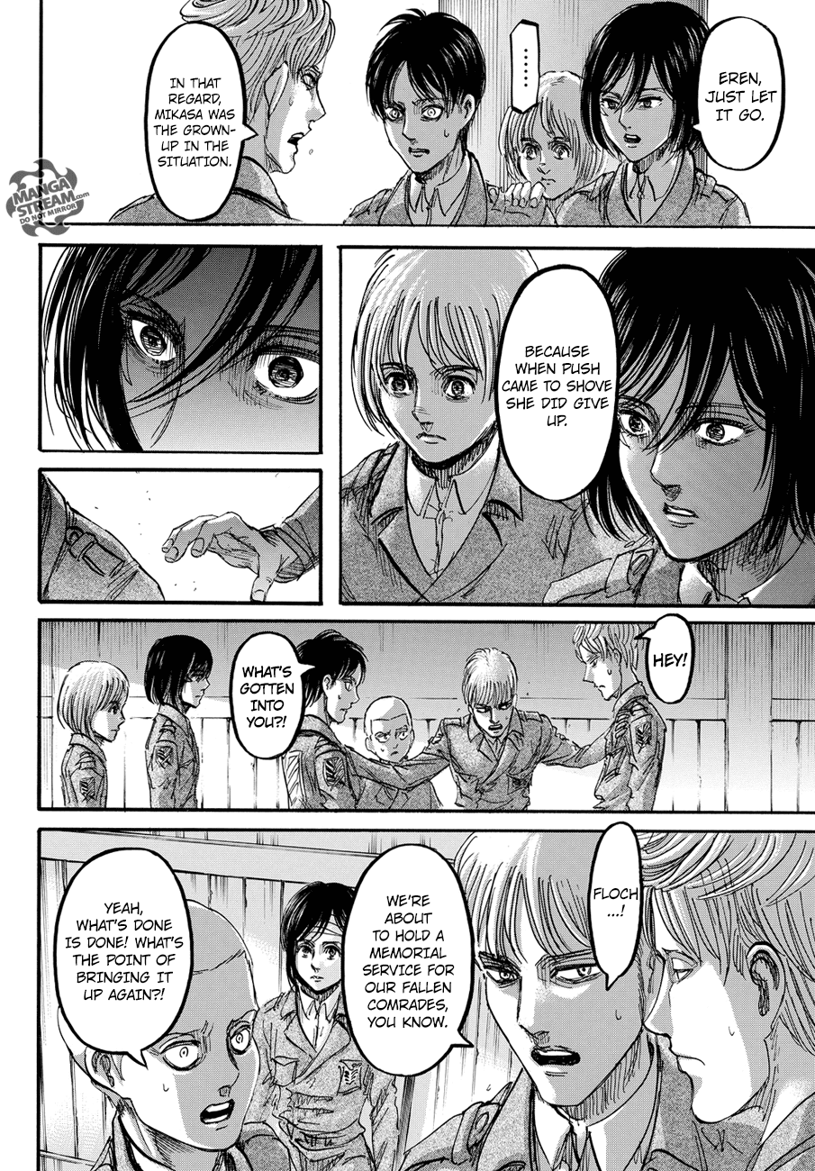 Attack on Titan manga, chapter 90, page 17 of 44