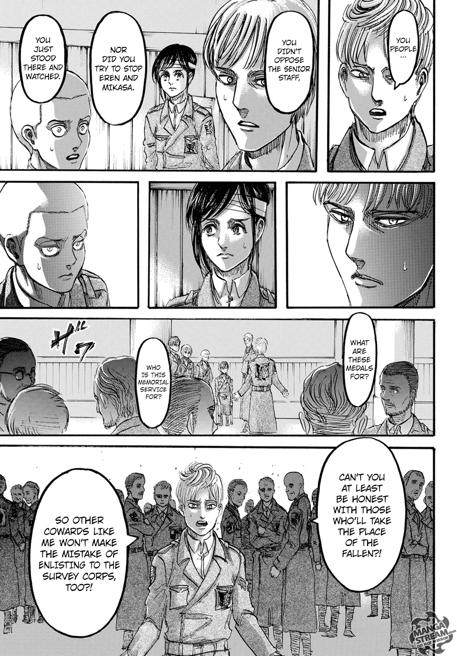Attack on Titan manga, chapter 90, page 18 of 44