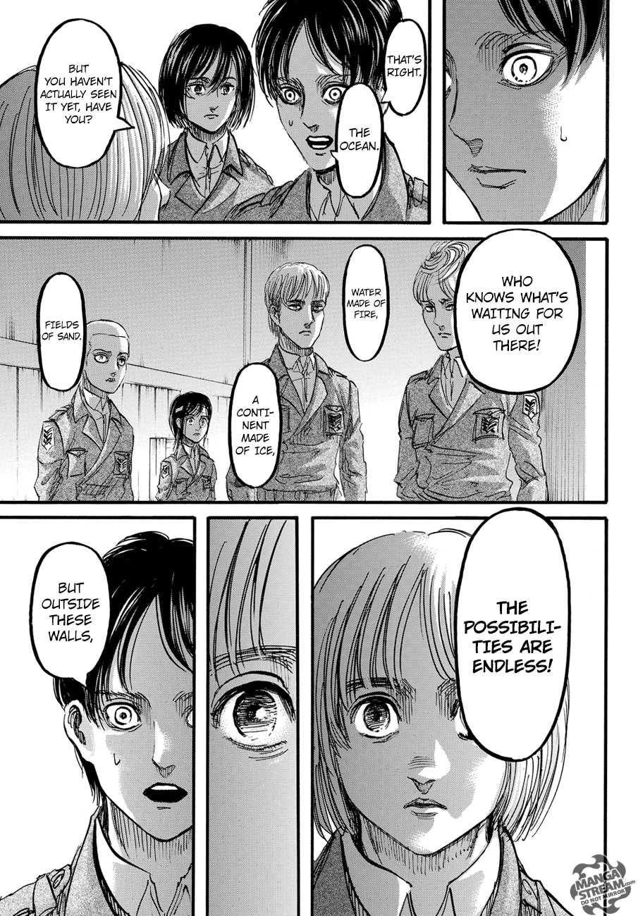 Attack on Titan manga, chapter 90, page 22 of 44