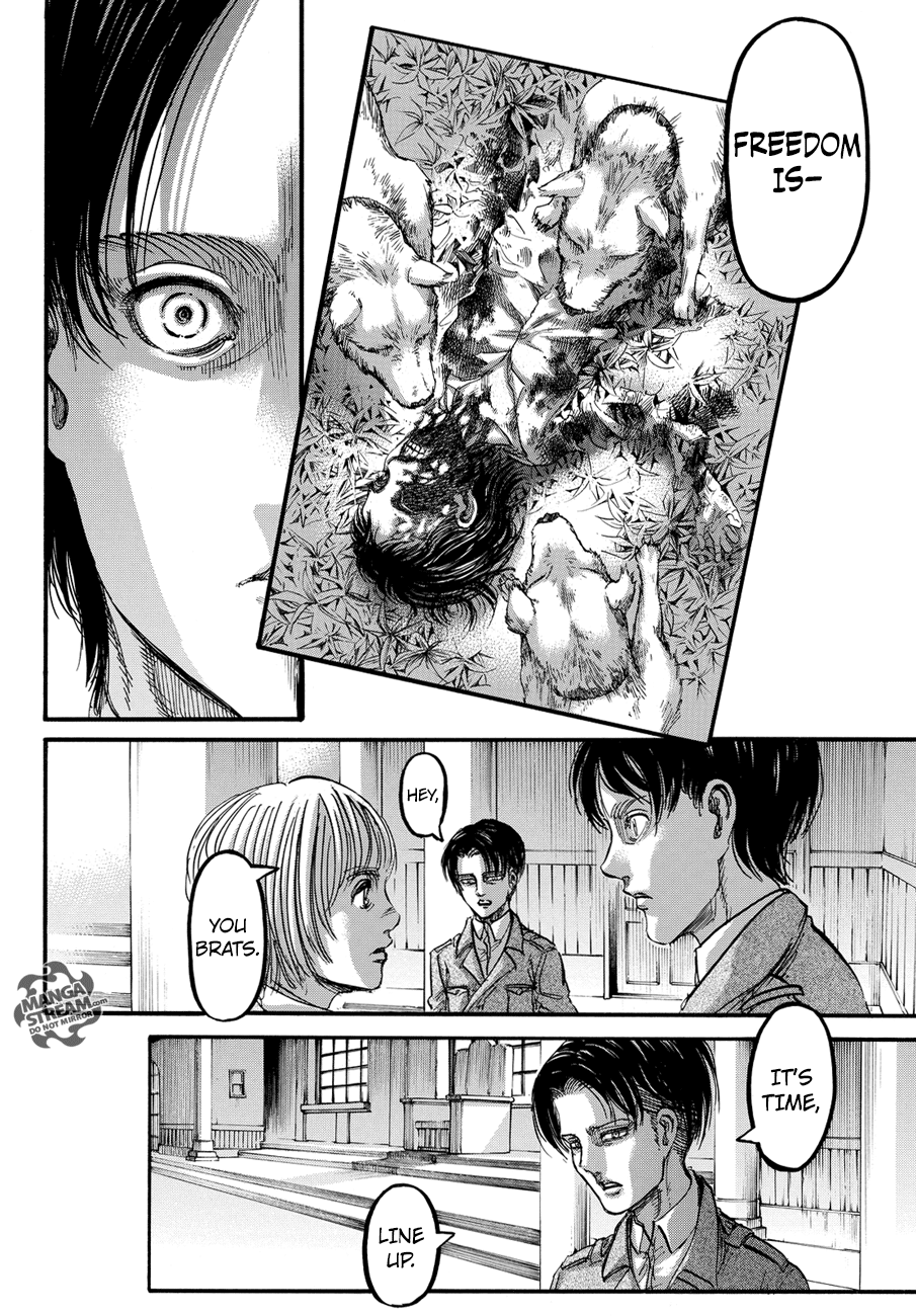 Attack on Titan manga, chapter 90, page 23 of 44