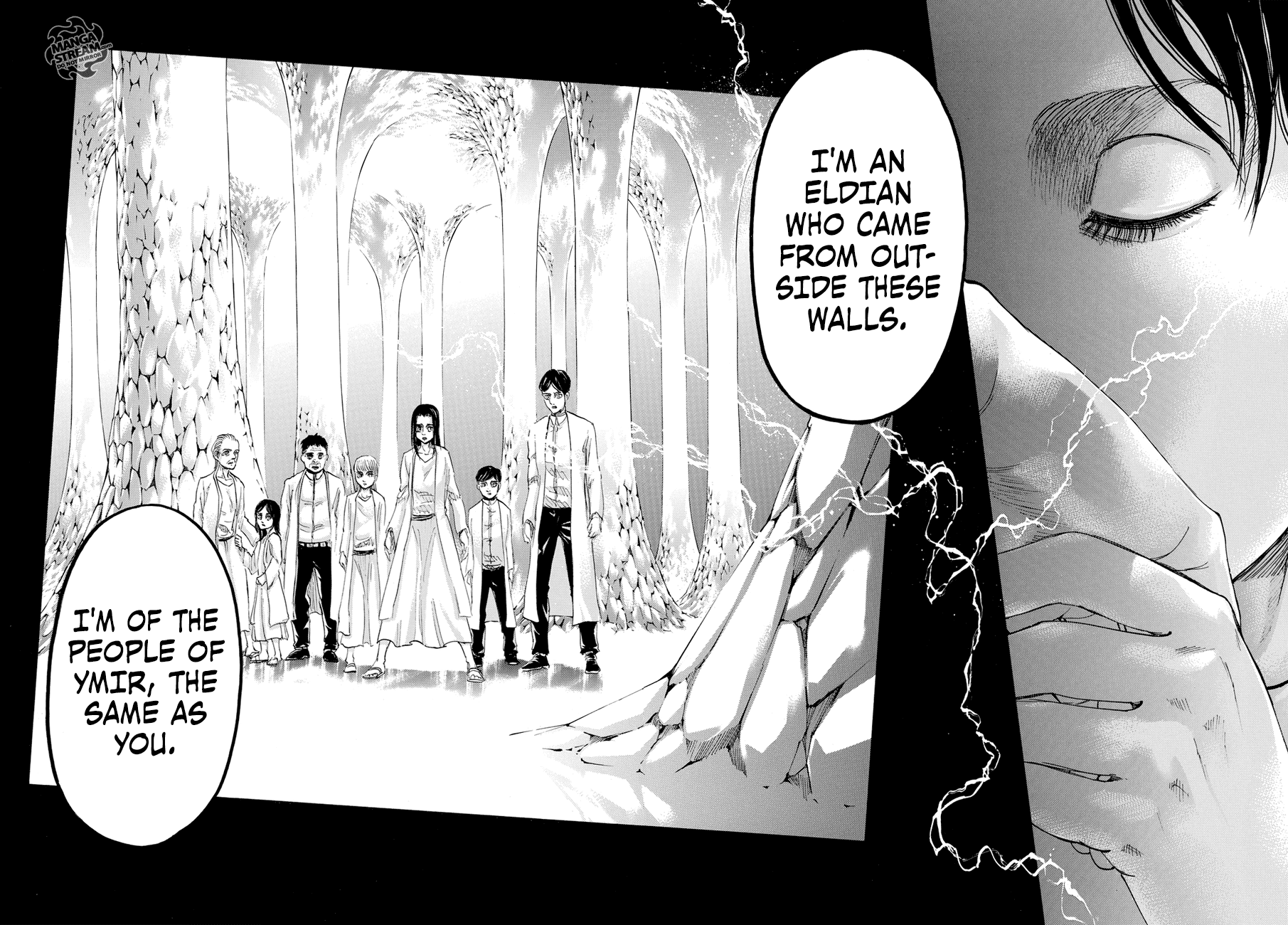 Attack on Titan manga, chapter 90, page 27 of 44