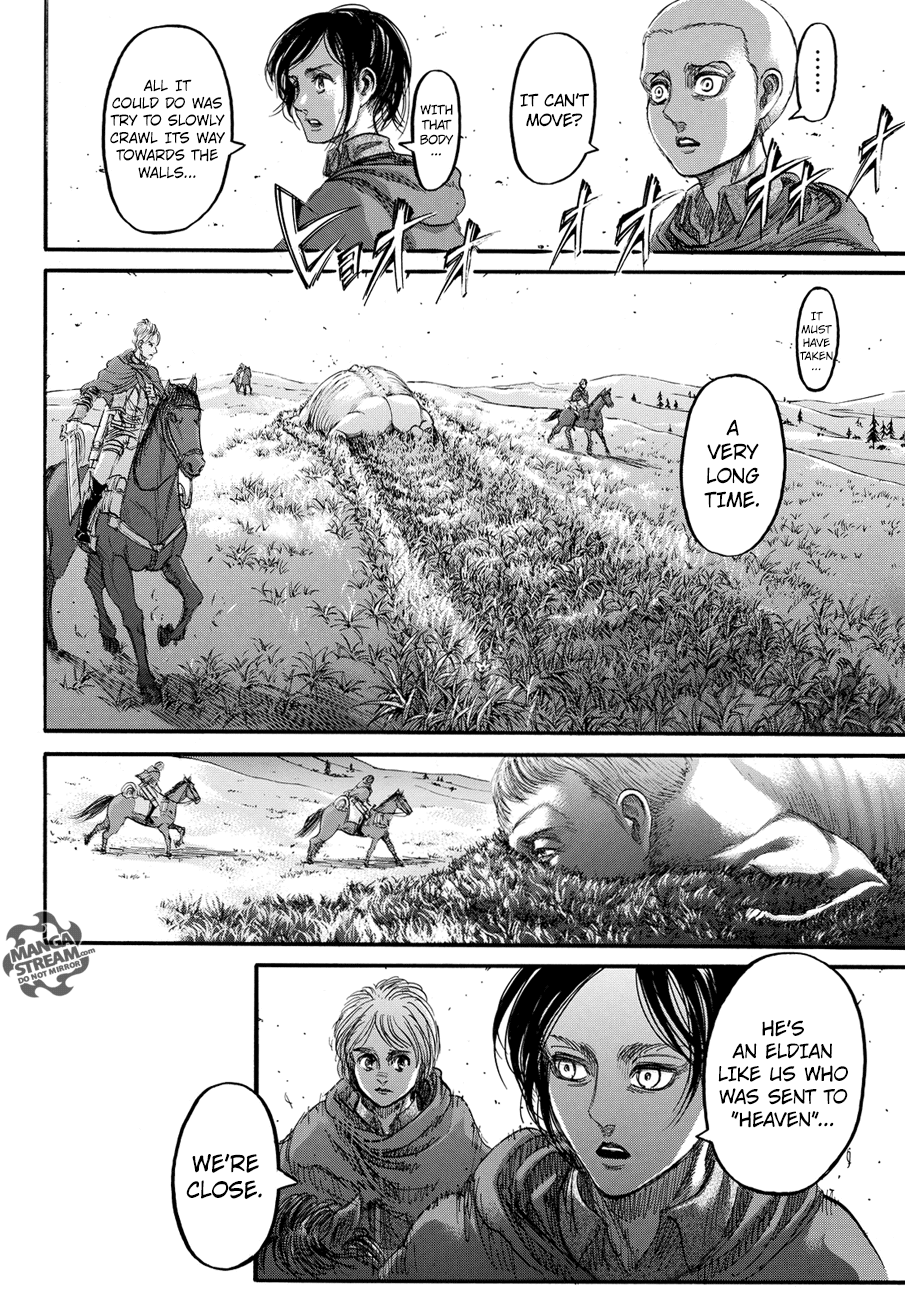 Attack on Titan manga, chapter 90, page 36 of 44