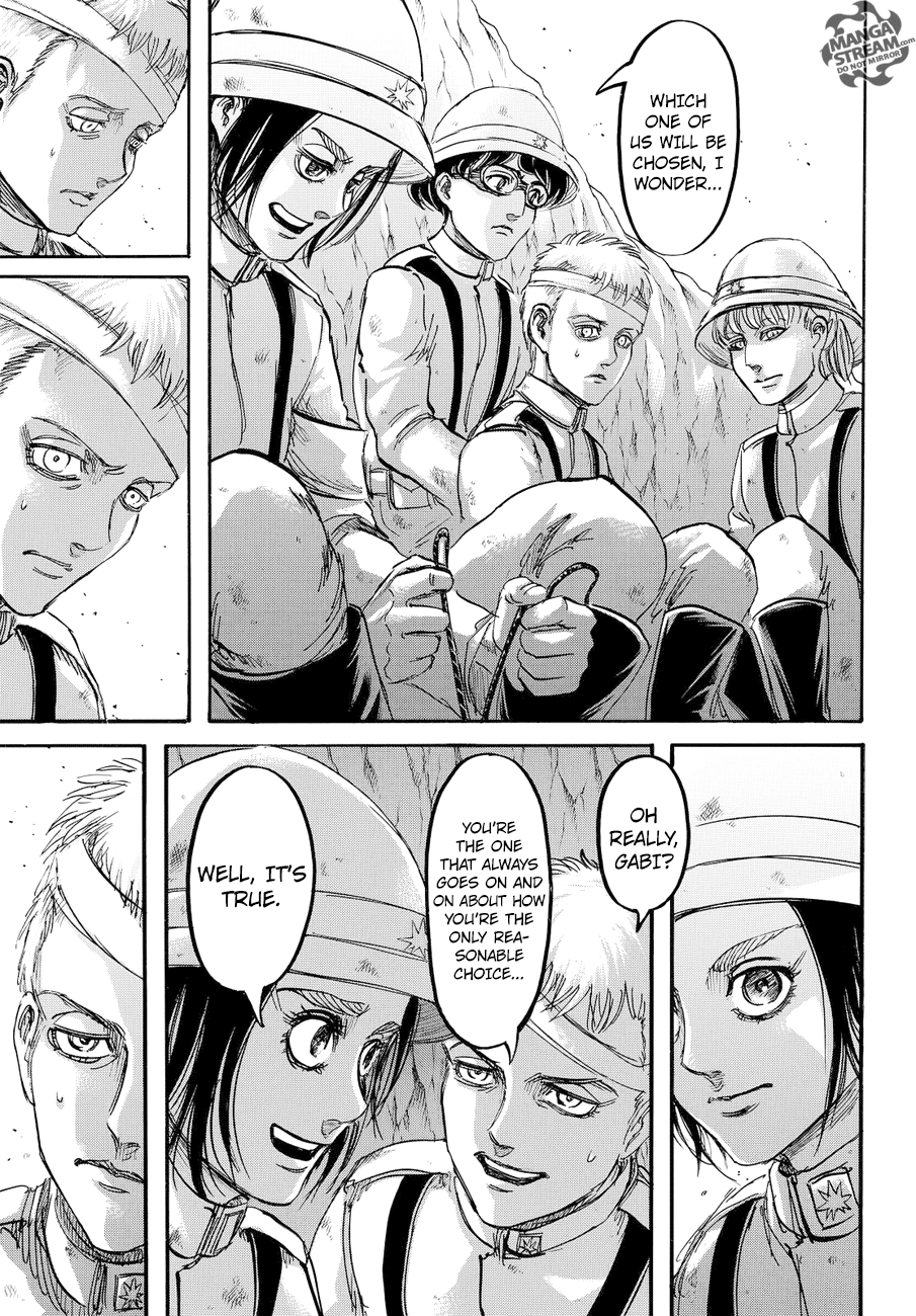 Attack on Titan manga, chapter 91, page 16 of 43