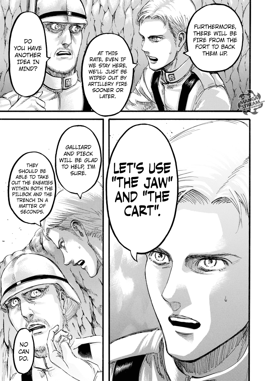 Attack on Titan manga, chapter 91, page 20 of 43