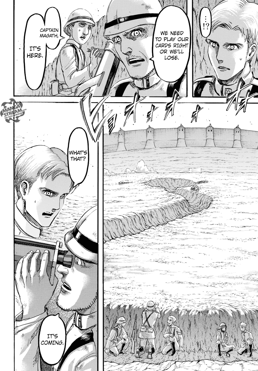 Attack on Titan manga, chapter 91, page 21 of 43