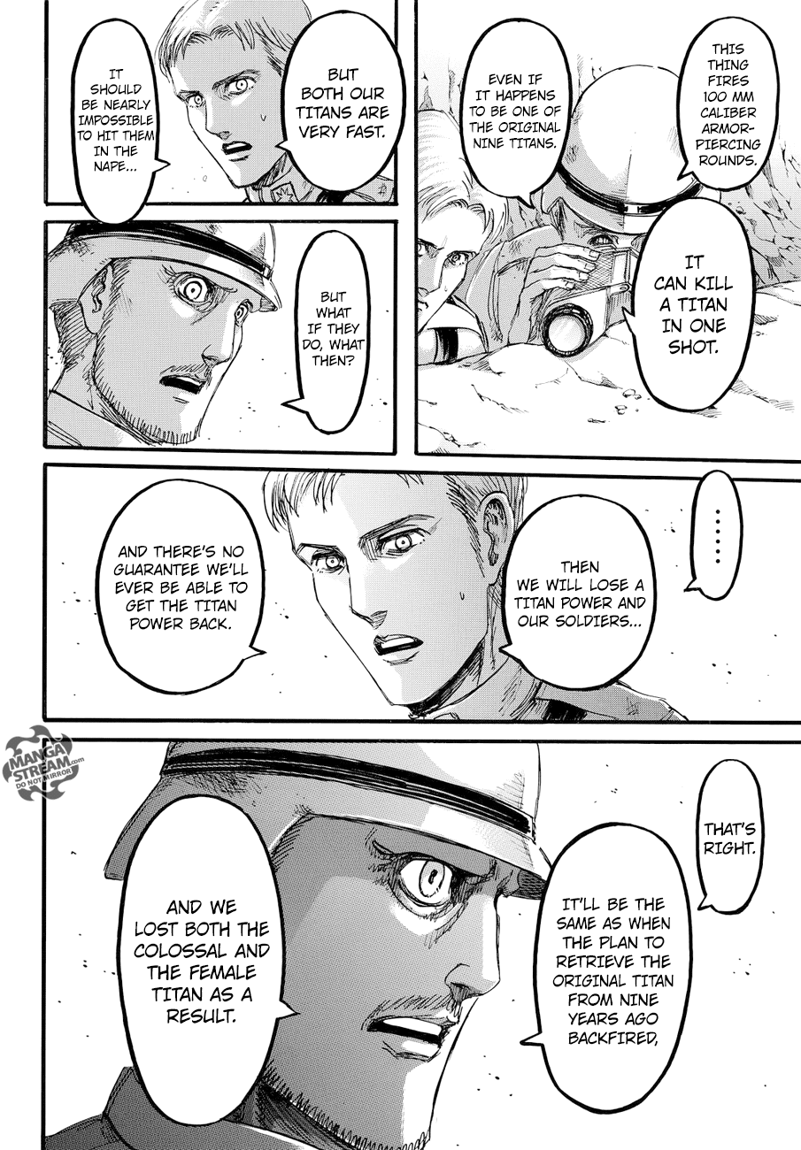 Attack on Titan manga, chapter 91, page 23 of 43