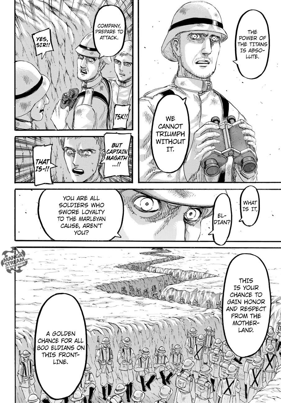 Attack on Titan manga, chapter 91, page 25 of 43