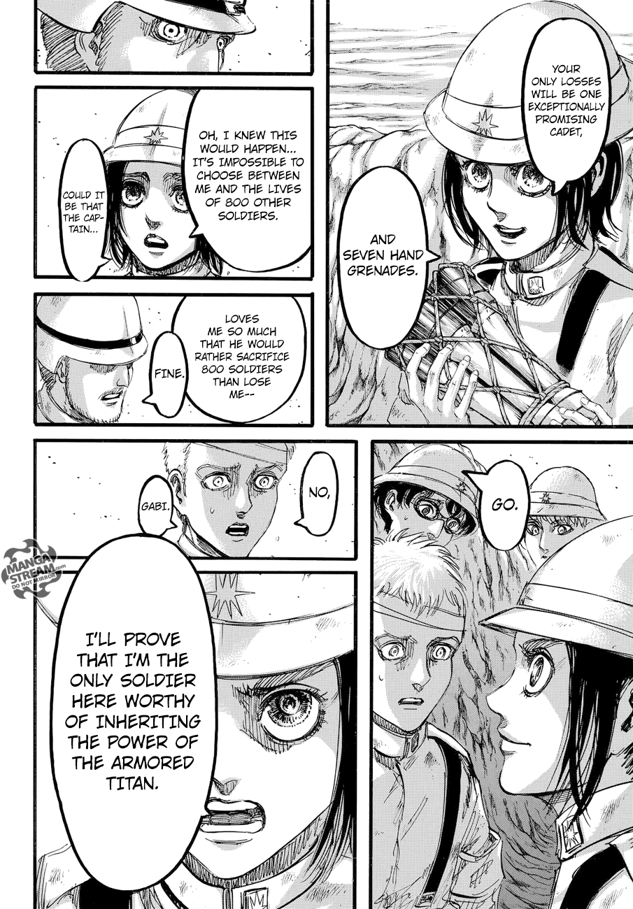 Attack on Titan manga, chapter 91, page 29 of 43