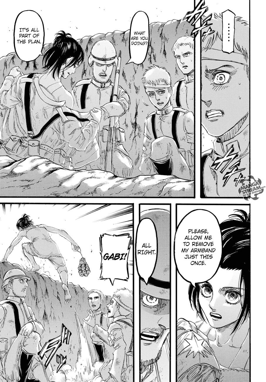 Attack on Titan manga, chapter 91, page 30 of 43