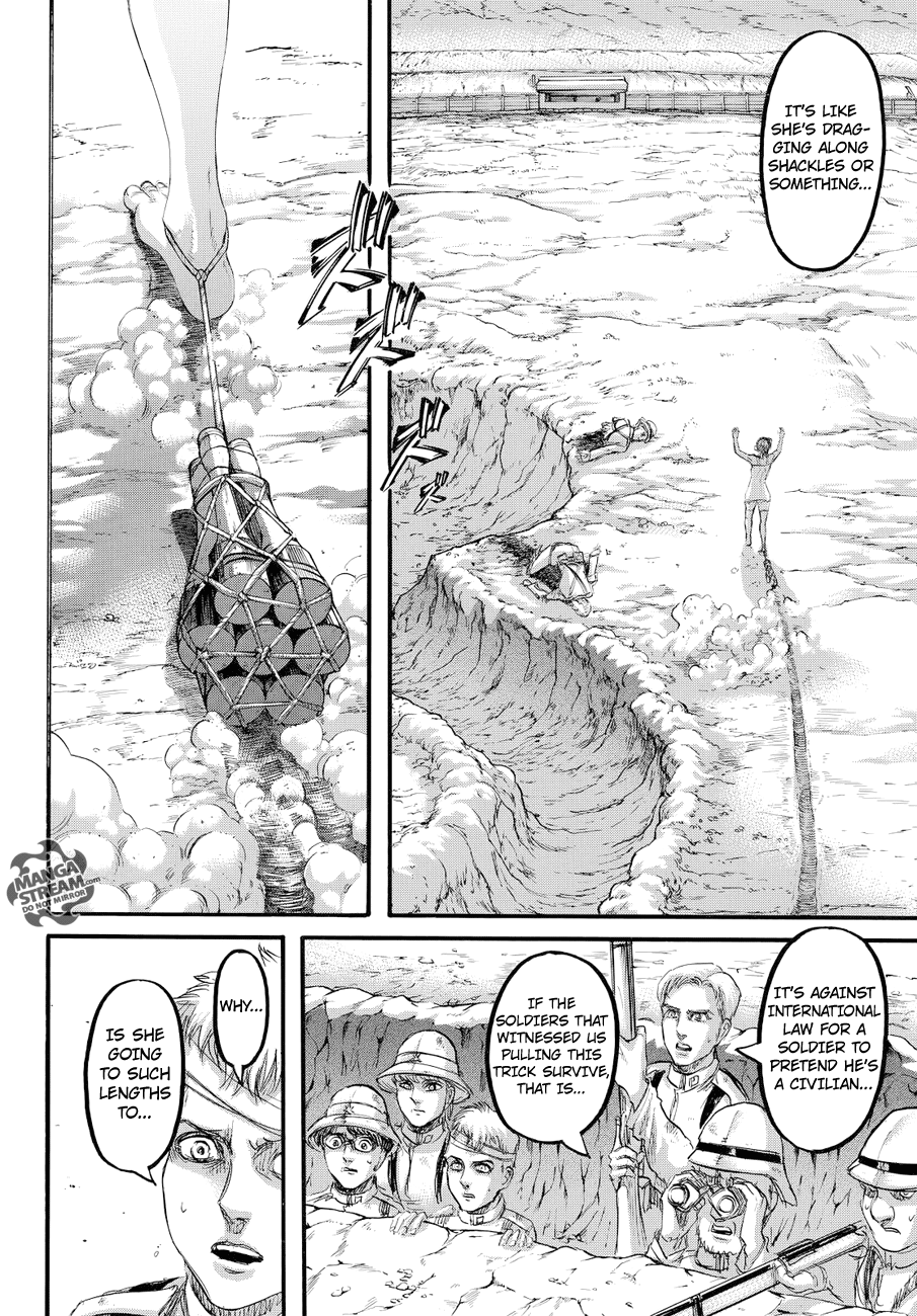 Attack on Titan manga, chapter 91, page 33 of 43