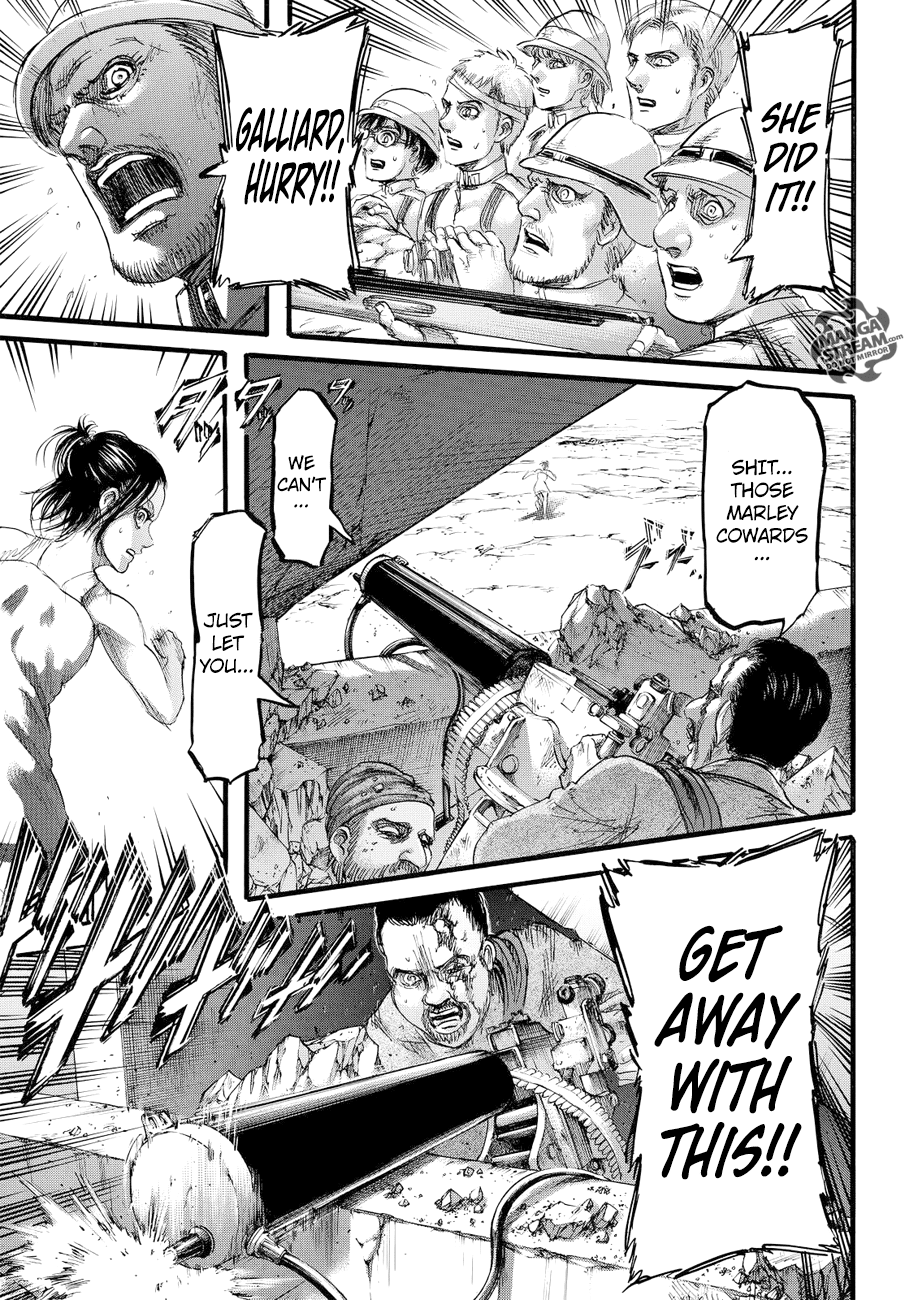 Attack on Titan manga, chapter 91, page 38 of 43