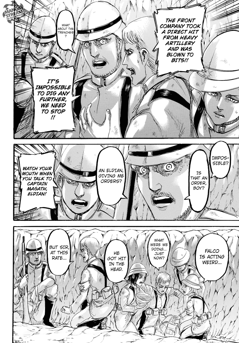 Attack on Titan manga, chapter 91, page 8 of 43
