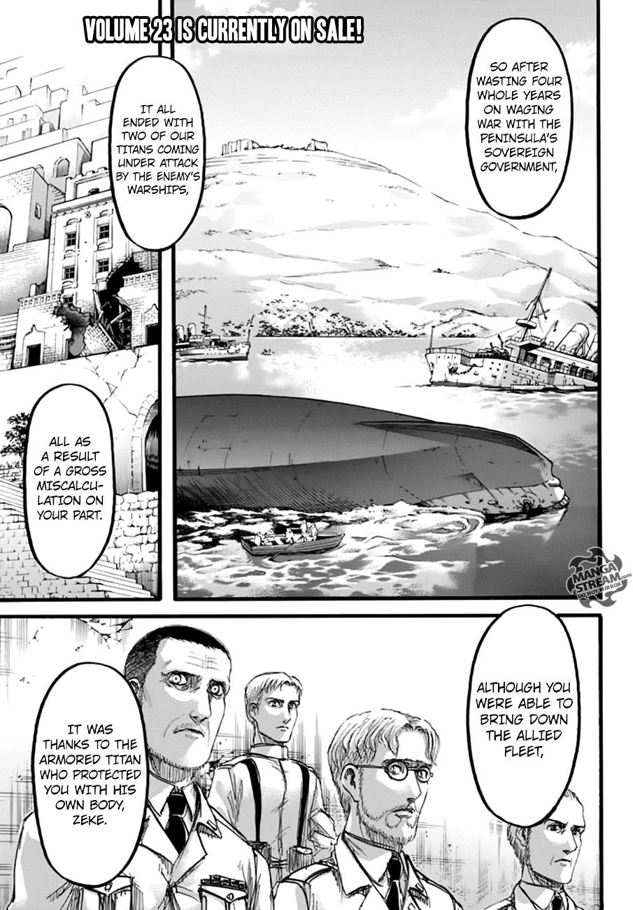 Attack on Titan Chapter 93 page 1 - Chapter 93