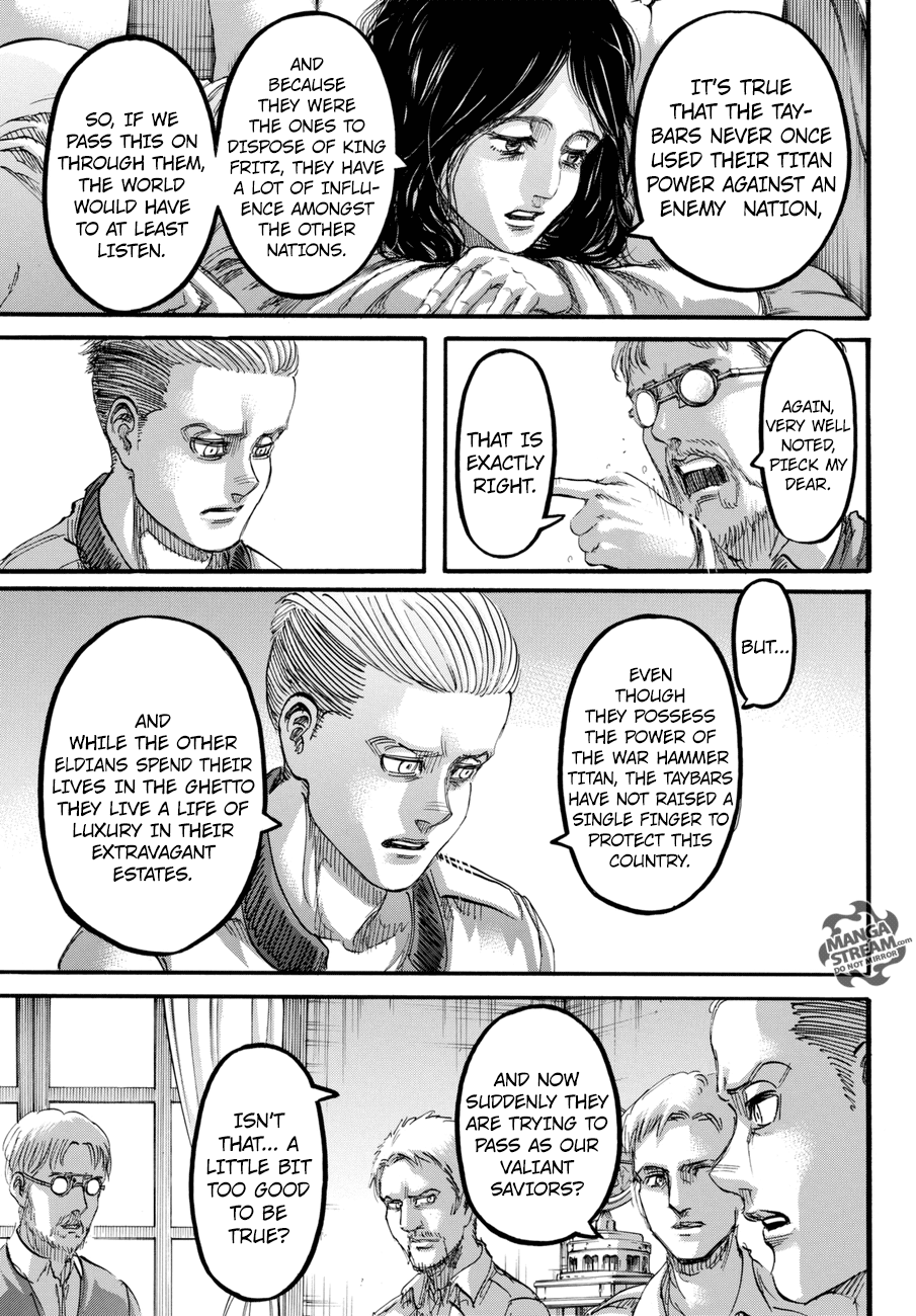 Attack on Titan manga, chapter 95, page 16 of 45