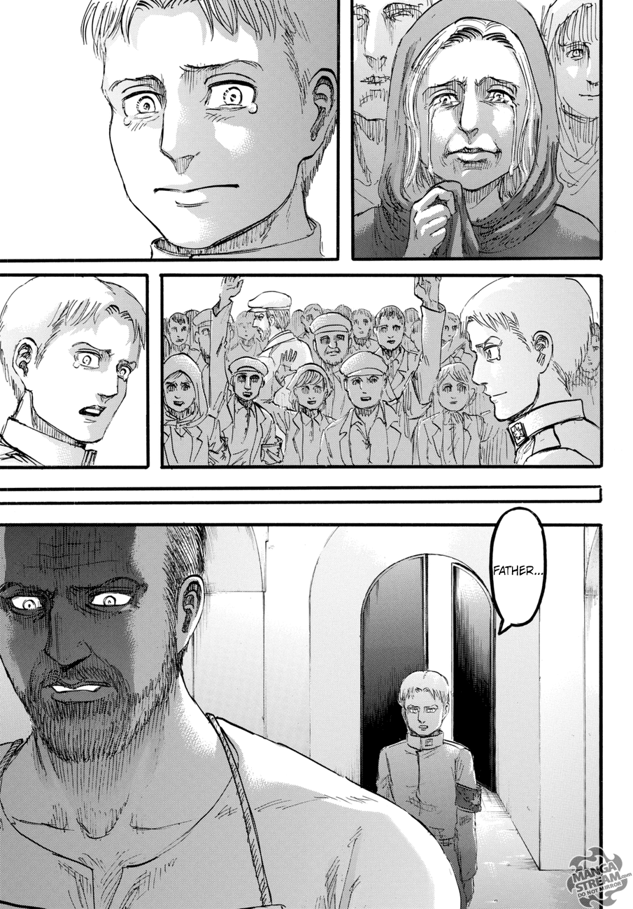 Attack on Titan manga, chapter 95, page 33 of 45