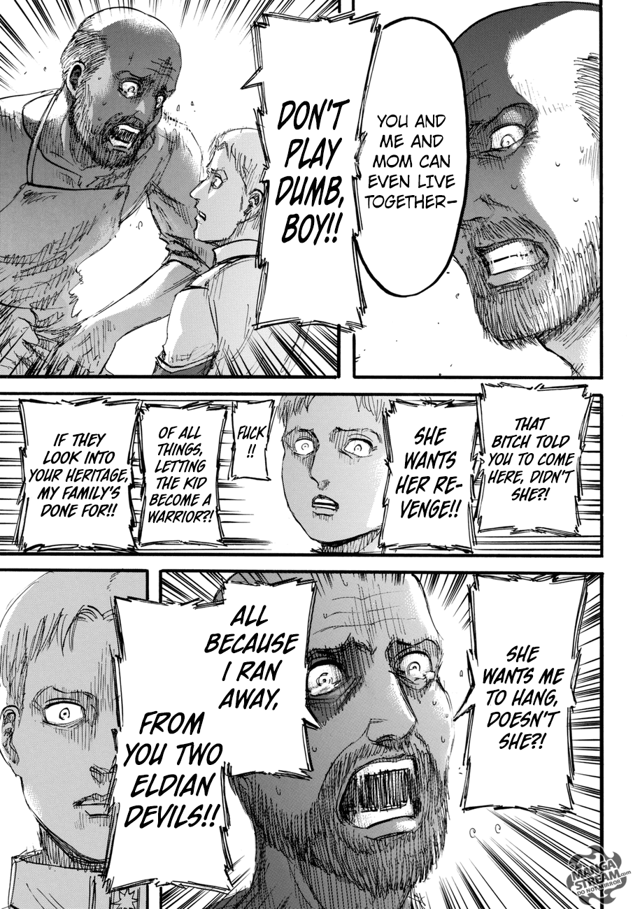 Attack on Titan manga, chapter 95, page 35 of 45