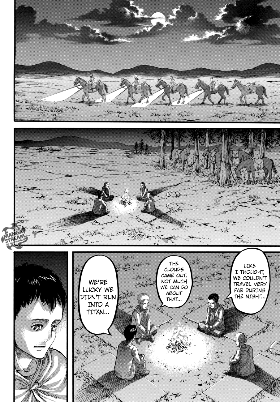 Attack on Titan manga, chapter 95, page 40 of 45