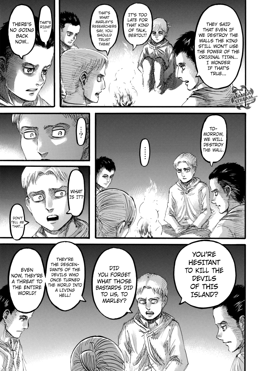 Attack on Titan manga, chapter 95, page 41 of 45