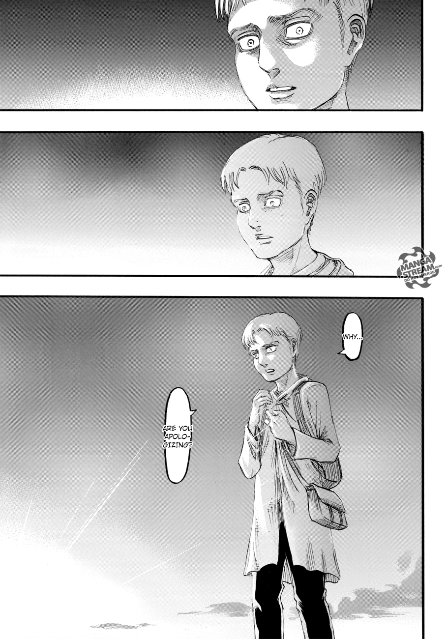 Attack on Titan manga, chapter 95, page 43 of 45