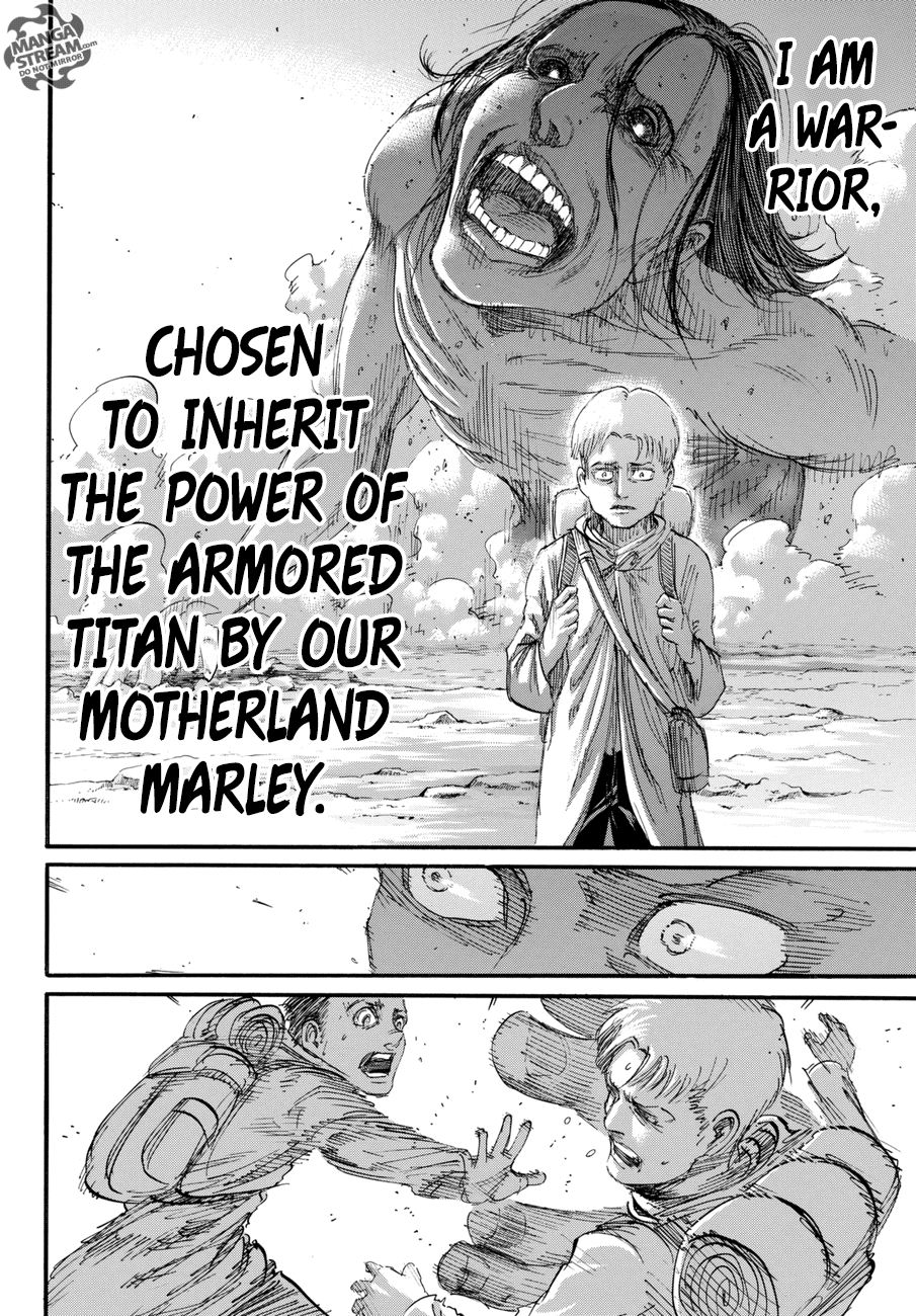 Attack on Titan manga, chapter 95, page 44 of 45
