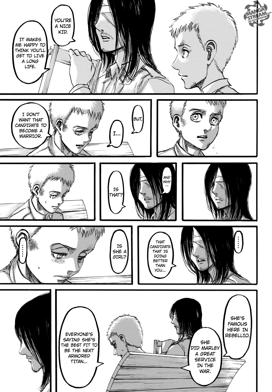 Attack on Titan manga, chapter 97, page 28 of 45