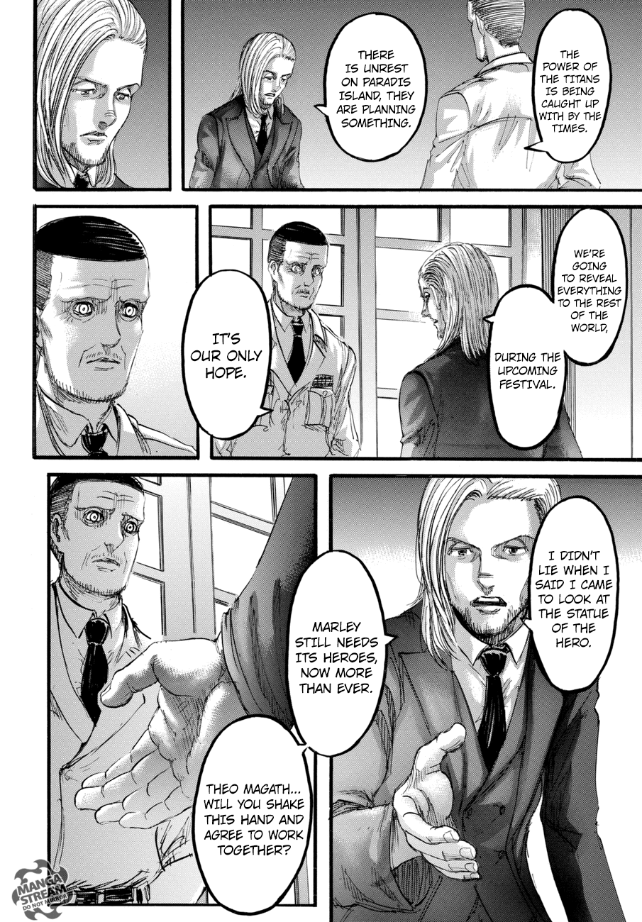 Attack on Titan manga, chapter 97, page 42 of 45