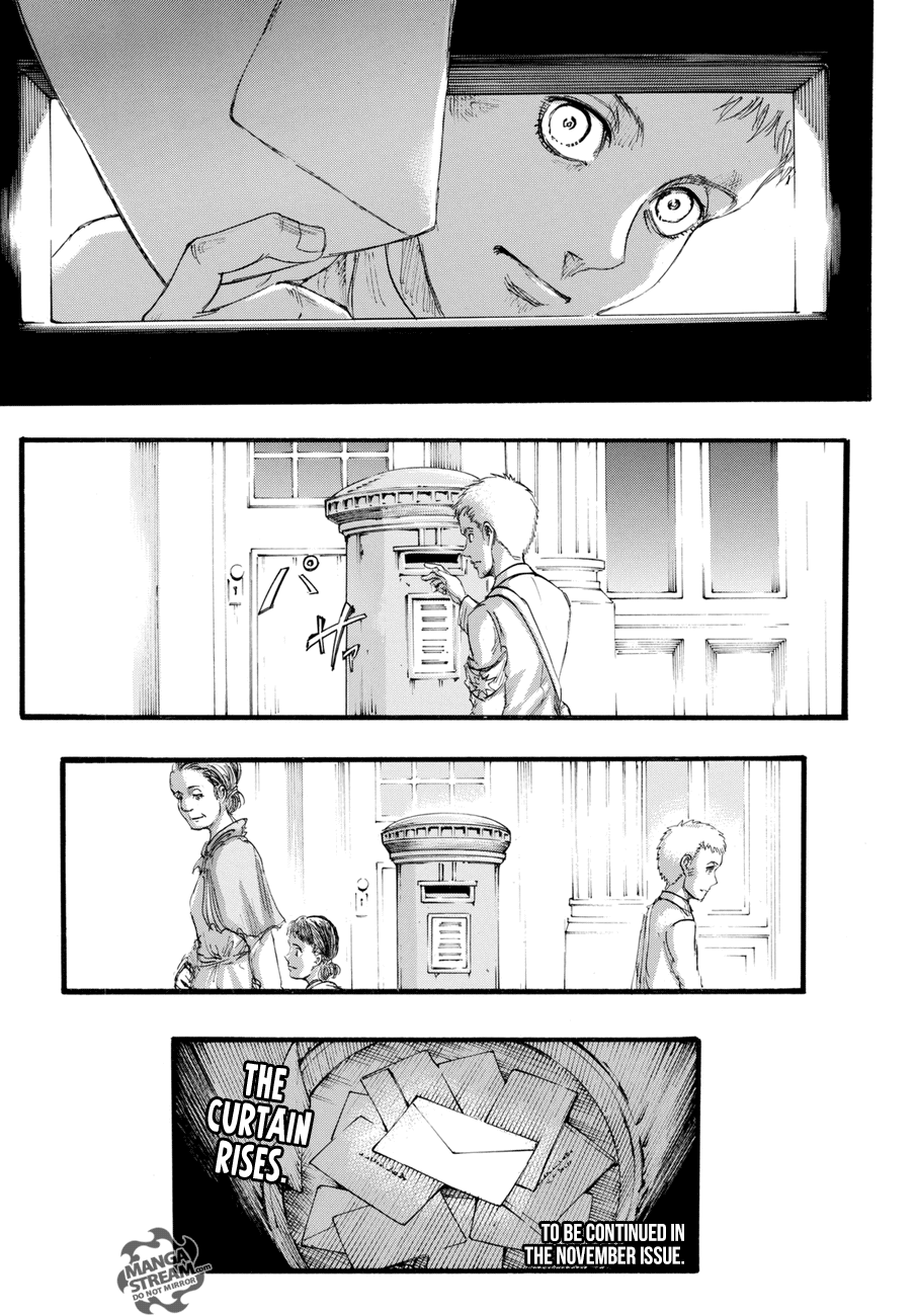 Attack on Titan manga, chapter 97, page 45 of 45