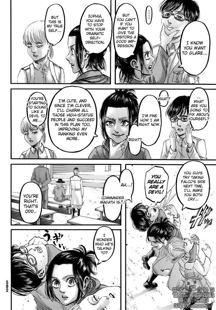 Attack on Titan manga, chapter 98, page 12 of 45