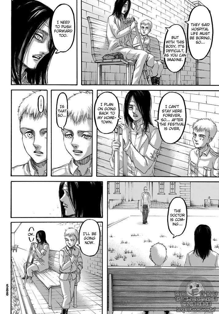Attack on Titan manga, chapter 98, page 18 of 45