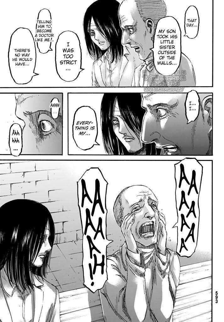 Attack on Titan manga, chapter 98, page 23 of 45