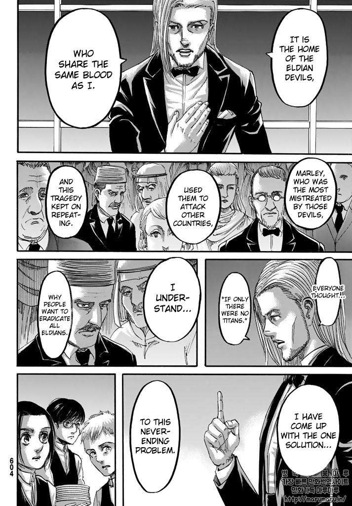 Attack on Titan manga, chapter 98, page 34 of 45