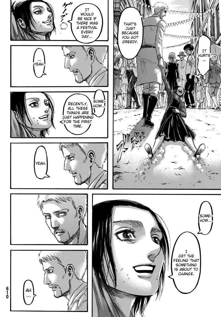 Attack on Titan manga, chapter 98, page 40 of 45