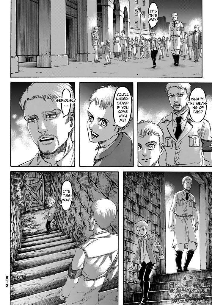Attack on Titan manga, chapter 98, page 42 of 45