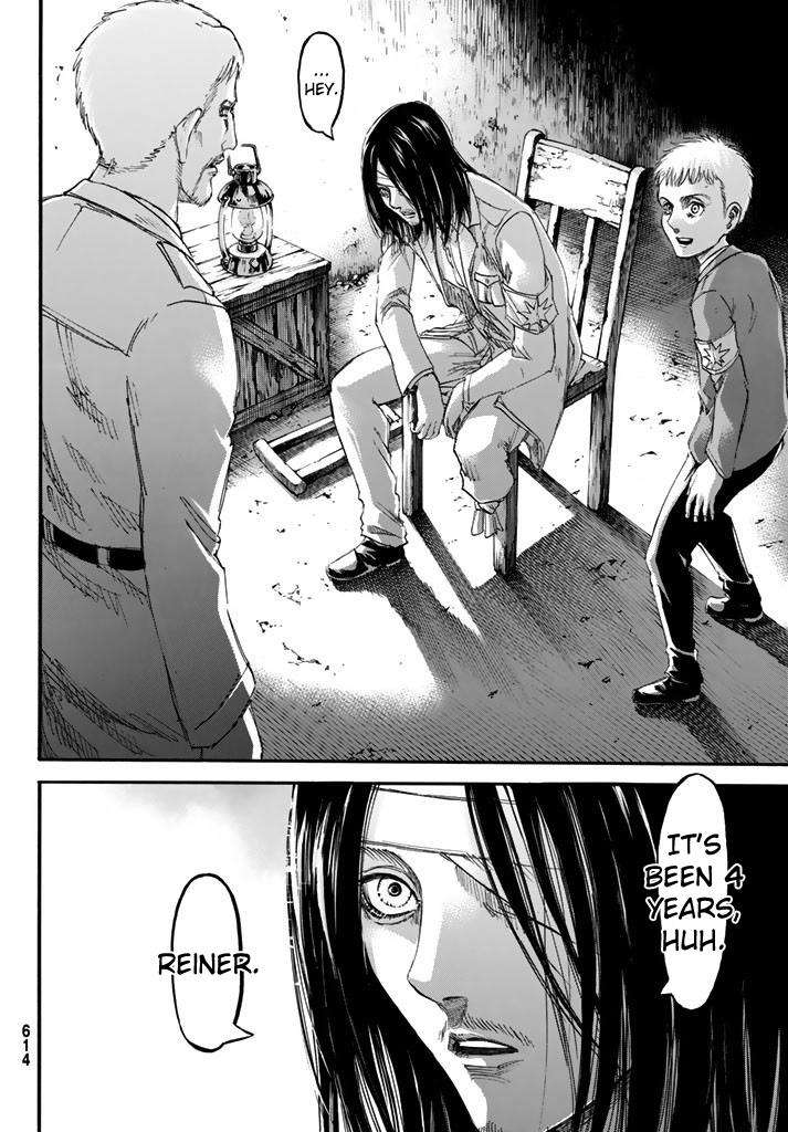 Attack on Titan manga, chapter 98, page 44 of 45