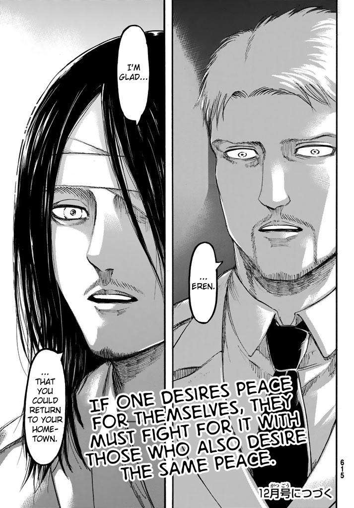 Attack on Titan manga, chapter 98, page 45 of 45