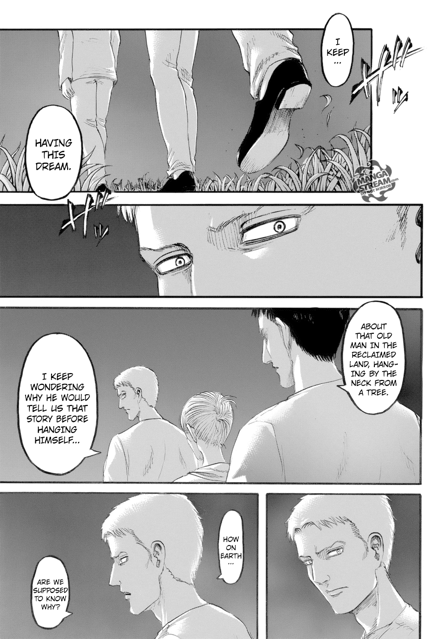 Attack on Titan manga, chapter 99, page 1 of 46