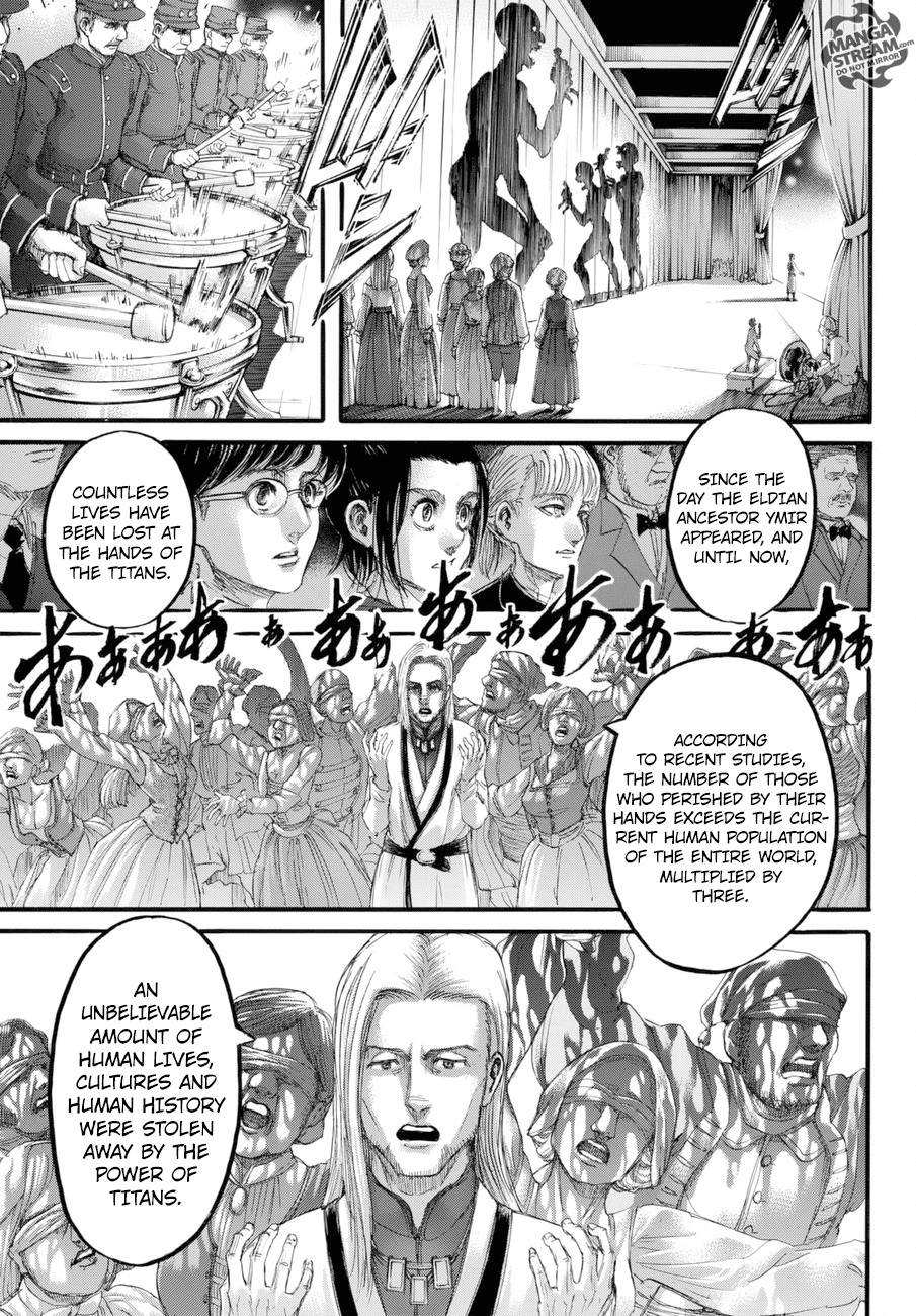Attack on Titan manga, chapter 99, page 22 of 46